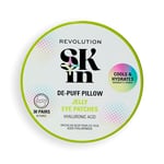 Revolution SKin, De-Puff Pillow Eye Patches, Patchs Hydrogel pour Décongestionner et Hydrater le Contour des Yeux, Vegan et Non Testés sur les Animaux, 30 Paires