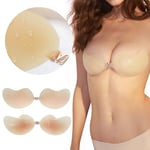 Invisible Strapless Backless Bras Silicone Nipple Cover Sexy Sticky Bra  Women