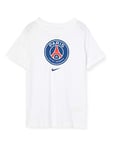 Nike Psg B Nk TEE Evergreen Crest T-Shirt - White, M