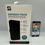 Defence Folio Leather Feel Black Samsung Galaxy A14 5G Phone Case  New Sealed