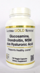 CALIFORNIA GOLD NUTRITION GLUCOSAMINE CHONDROITIN 120 GELULES - 04/2026