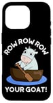 iPhone 16 Pro Row Row Row Your Goat Funny Animal Pun Case