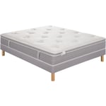 SIMMONS - Ensemble Matelas Ressorts SW5 + Sommier SW - 160x200 cm - Matelas à ressorts ensachés