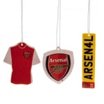 Arsenal FC Luftfräschare (3-pack) One Size Röd Red One Size