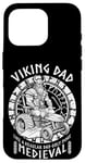 iPhone 16 Pro Funny Viking Dad Medieval Lawn Mower Lawnmower Father Figure Case