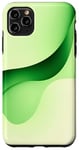 Coque pour iPhone 11 Pro Max Art abstrait minimaliste esthétique vert