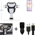 Car holder air vent mount for Samsung Galaxy M13 5G cell phone mount