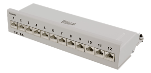 Deltaco Patchpanel Grå Cat6a