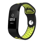 Fitbit Charge 3      Silicone Strap   Black/Volt