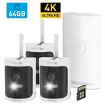 Swann Allsecure4K 3-Pack Trådlöst Övervakningskamerasystem inkl 64GB SD Card Hub