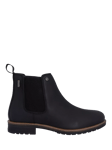 Hunter Jura Leather Dealer Ankle Boots, Black