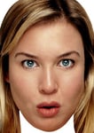 FoxyPrinting Bridget Jones Renee Zellwegger Celebrity Cardboard Party Face Mask Fancy Dress