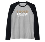 Vintage Laser Queen Hair Removal Aesthetician Laser Tech Raglan Baseball Tee