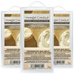 Yankee Candle Wax Melts Scented Home Room Fragrance Vanilla Frosting 75g x3