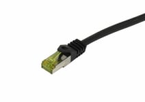 Patchkabel Rj45 Cat6a 500Mhz 10M Svart Sstpsftp Pur Indooroutdoorindu Uvwateroilresistant Awg26 Med Cat7 Råkabel Synergy 21