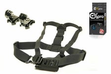 Ex-Pro® ECH2A+ Chest Mount Harness 2x Angle Quick release for GoPro Hero HD 3+ 4