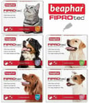 Beaphar Fiprotec Fiprotec Flea Spot On Small Medium Large Xl Dog 1 4 6 Treatment