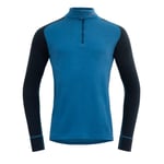 Devold Duo Active Merino 205 Zip Neck Ulltrøye Herre Blue/Ink, XXL