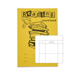 Rhino A5 Reading Record Book 40 Page Yellow Reading Record Template (P