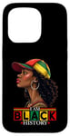 Coque pour iPhone 15 Pro Célébration des filles noires du Mois de l'histoire de I Am Black