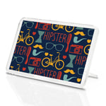 Hipster Classic Fridge Magnet Moustache Bike Camera Brother Cool Gift #14255