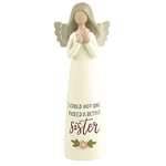 Ange - Could Not Have Picked Better Sister Angel - Nana You're Special And Loved In Ever - Figurine d'ange avec inscription Thereon Place Like Home sauf Nana, statues comme cadeaux inspirants - Résine