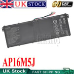 For ACER BATTERY AP16M5J ASPIRE 3 A315 A315-31 A315-21 SERIES LAPTOP 7.4V 37Wh