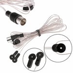 Indoor 2m 75 Ohm MD TV Card Aerial Amplifier Radio Receiver FM Antenna