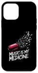 Coque pour iPhone 12 mini Music is my Medicine for Music Lovers for a Music Lover