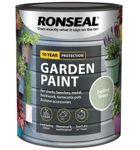 Ronseal Garden Paint Metal Wood Brick Stone Shed Furniture 750ml - Sapling Green