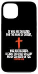 Coque pour iPhone 13 1 Pierre 4:14 Verses bibliques Écriture