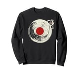 Vinyl Record Player Oldschool Vinyl Music Record Collector Sweatshirt