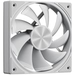 U3T1 Ventilateur PC, 4-Pin PWM 120mm Ventilateurs de Boîtier, High Performance Cooling 1650 RPM Hydraulic Bearing Ventilateur Silencieux for PC Case CPU Cooling - Blanc