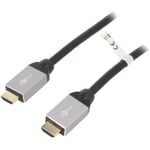 Cable hdmi 2.0 male des deux cotes1m noir