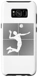 Coque pour Galaxy S8+ Vintage-Volleyball Ballon Balle de Volley-ball Volleyball