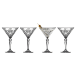 Lyngby Glas Krystal Melodia Cocktailglas 4 st - 21cl-dia.11,2cm