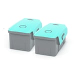 Wrapgrade Skin compatible with DJI Mavic Air 2 & DJI Air 2S | 2 Batteries (MINT BLUE)