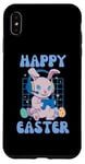 Coque pour iPhone XS Max Happy Easter Gamer Bunny – Design de jeu de Pâques pour garçons et filles