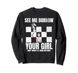 Chess Player Funny Chess Pieces Game Chess Kids Boys Humor Sweatshirt