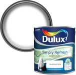 Dulux Simply Refresh Matt Emulsion Paint - Pure Brilliant White - 2.5L, 5382928