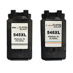 Ink Jungle PG545XL Black & CL546XL Colour Remanufactured Ink Cartridge For Canon PIXMA MG2550S Inkjet Printers