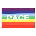 Drapeau Paix 150x90cm - Drapeau Arc-en-Ciel - Peace Rainbow 90 x 150 cm - Drapeaux - AZ FLAG