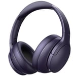 DOQAUS Casque Bluetooth sans Fil,90H Durée Lecture Casque Audio Bluetooth avec Microphone,3 Modes EQ,Bluetooth 5.3,Wireless Headphones Bluetooth sans Fil Voyage/Travail/Vie-Violet Profond