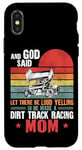 iPhone X/XS Dirt Track Racing Race Sprint Car Mom Grandma Retro And God Case