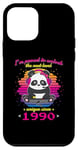 Coque pour iPhone 12 mini Né en 1990 Anniversaire Fun Panda Gaming Unlock The Next Level