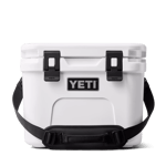 YETI Roadie 15 Hard Cooler with DoubleDuty Shoulder Strap - White