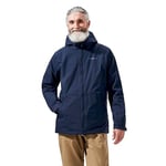 Berghaus Men's Deluge Pro Insulated Waterproof Shell Jacket | Adjustable | Durable Coat | Rain Protection, Blue, S