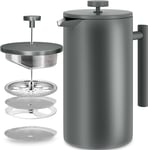 Stainless  Steel  French  Press -  Double  Wall  Coffee  Press -  Stainless  Ste