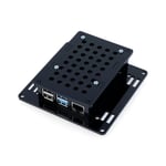 Kotelo Raspberry Pi 4B VESA v2 monitorikiinnike - musta