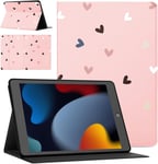 Tablet Coque Pour Apple Ipad 9.7 2018/2017 9.7"" Cuir Ultra Fin Pu En Silicone Housse Avec Fonction De Support Anti-Chute Cover De Protection Mignon Motif Marmor-Aimer